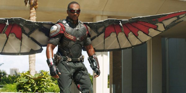 Movie still of Anthony Mackie as Sam Wilson / Falcon in Captain America: Civil War (2016)