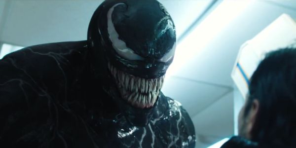 Movie still of Tom Hardy as Eddie Brock / Venom in Venom (2018)