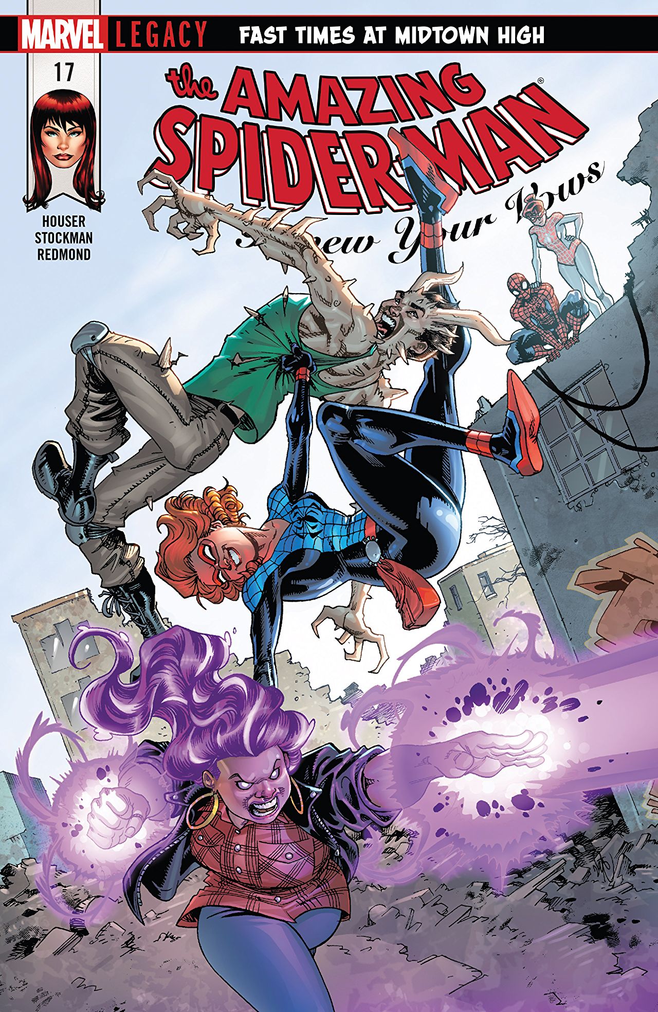 The Amazing Spider-Man: Renew Your Vows #17 cover by Nathan Stockman, Ryan Stegman