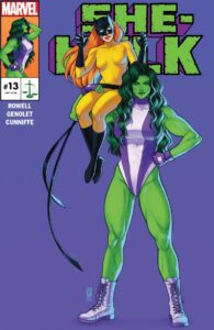 She-Hulk #13 cover artwork by Jen Bartel