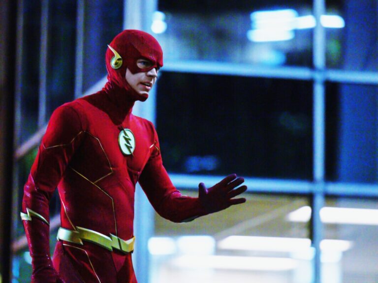 Television still of Grant Gustin as Barry Allen / Flash in The Flash (2023) S03S12 "A New World, Part Three"