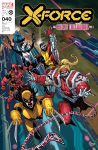 X-Force #40 cover artwork by Dean White & Joshua Cassara