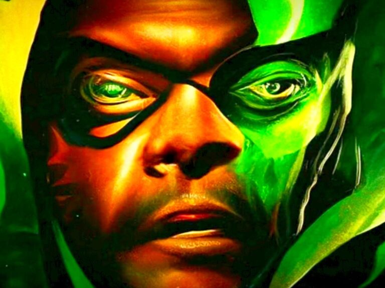 Television still of Samuel L. Jackson as Nick Fury in Marvel's Secret Invasion (2023)