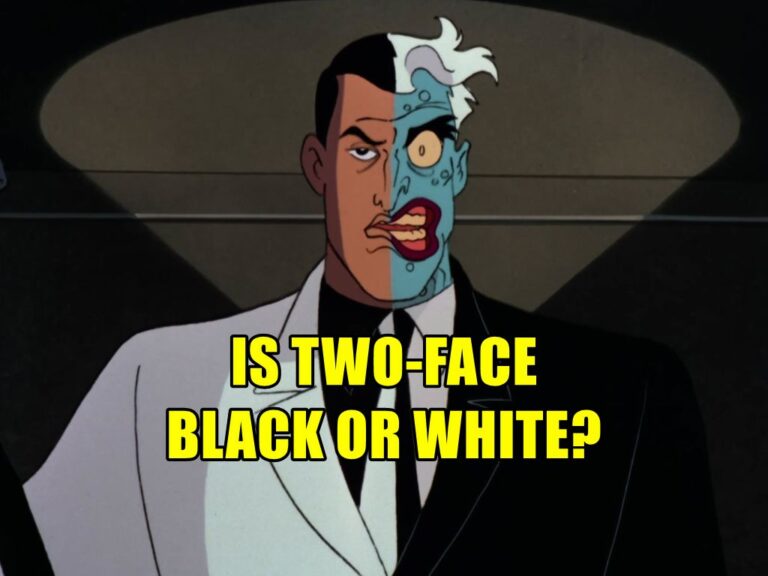 Is Two Face on Batman the Animated Series Black Or White?