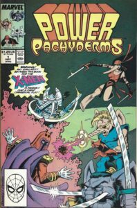 Cover of Power Pachyderms Vol 1 #1 (1989) by Roger Stern and Maddie Blaustein 