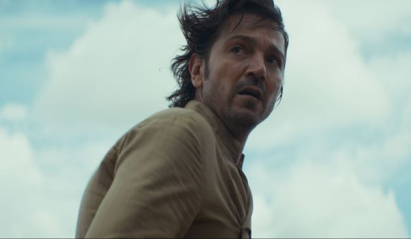 Television still of Diego Luna as Cassian Andor in the Andor: A Star Wars Story