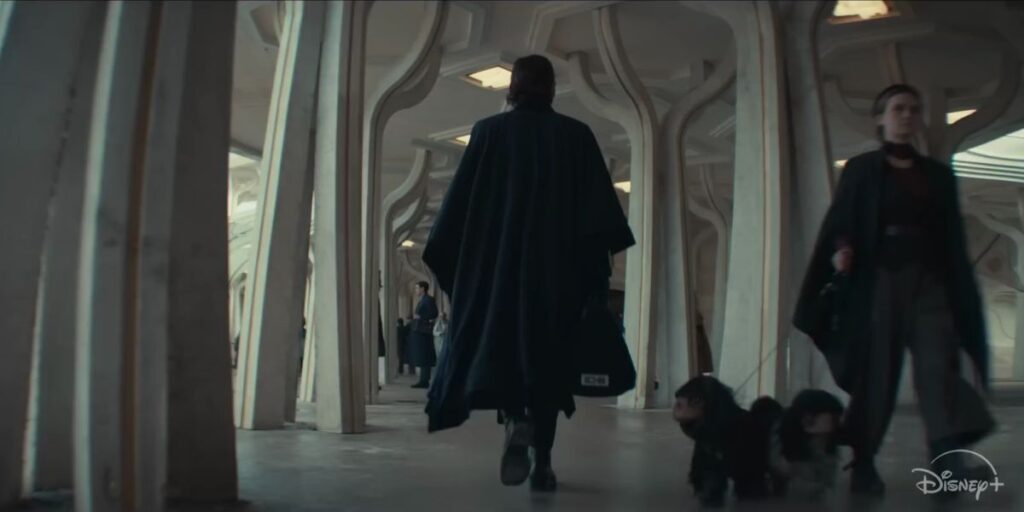 Television still of Diego Luna as Cassian Andor in the Andor: A Star Wars Story