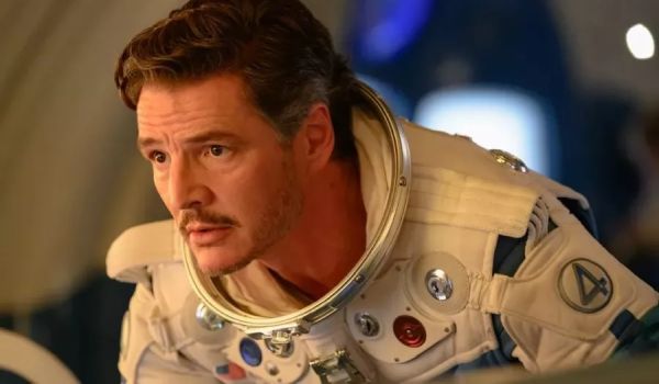 Movie still of Pedro Pascal as Reed Richards / Mister Fantastic in Marvel Studios' The Fantastic Four: First Steps (2025)