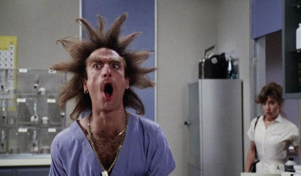 Movie still of Mark Blankfield as Dr. Henry Jekyll / Mr. Edward Hyde in Jekyll and Hyde... Together Again (1982)