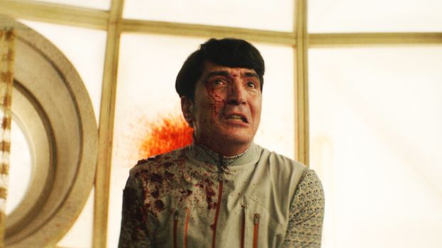 Television still of David Dastmalchian as Gurathin in Murderbot