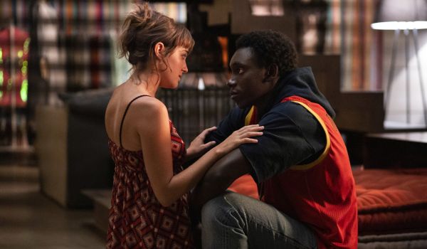 Television still of Giuseppe Dave Seke as Zero, Beatrice Grannò as Anna Ricci Zero