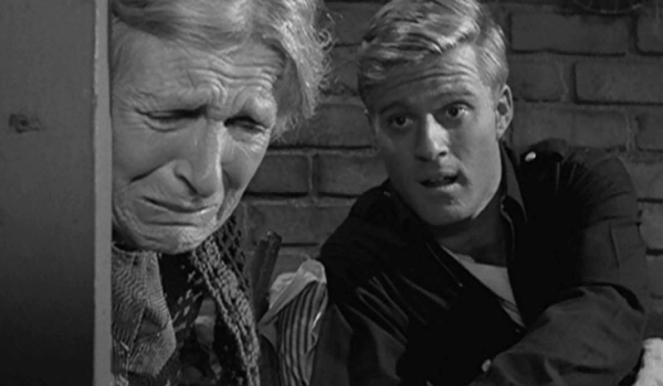 Robert Redford as Harold Beldon in The Twilight Zone (1962): S3E16 - "Nothing in the Dark"