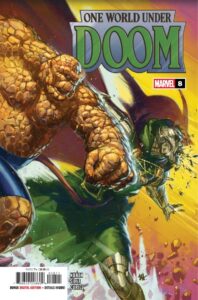 One World Under Doom #8 cover artwork by R. B. Silva