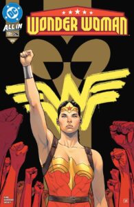 Wonder Woman #26 cover artwork by Daniel Sampere