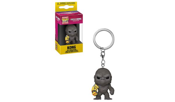 Godzilla x Kong POP! Keychain: Godzilla x Kong: The New Empire - Kong with Mechanical Arm Vinyl Figure from Fun.com