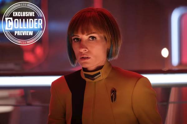 Television still of Rebecca Quin as TBA in the sci-fi show Star Trek: Starfleet Academy
