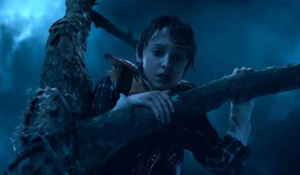 Television still of Luke Kokotek as Young Will Byers in the sci-fi show Stranger Things