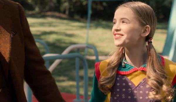 Television still of Nell Fisher as Holly Wheeler in the sci-fi show Stranger Things