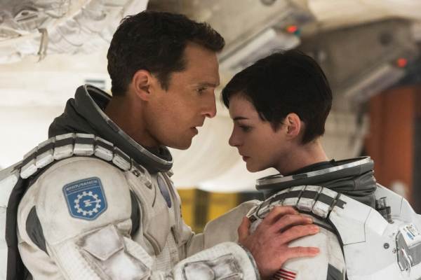Movie still of Matthew McConaughey in the sci-fi movie Interstellar (2014)