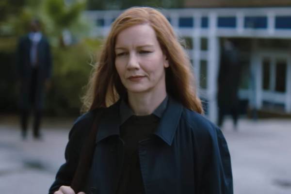 Movie still of Sandra Hüller as Eva Stratt in the sci-fi movie Project Hail Mary (2026)