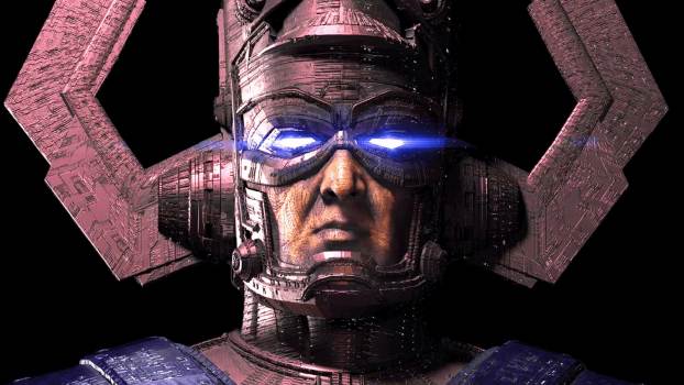 Movie still of Ralph Ineson as Galactus in the Marvel Cinematic Universe movie The Fantastic Four: First Steps (2025)