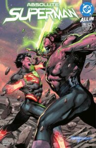 Absolute Superman #14 cover comic book artwork by Rafa Sandoval