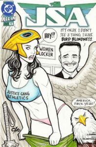 Image of Frank Cho Outrage Variant Cover Hawkgirl