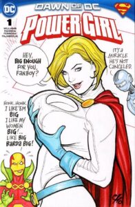 Image of Frank Cho Outrage Variant Cover Power Girl