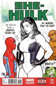 Image of Frank Cho Outrage Variant Cover She Hulk 