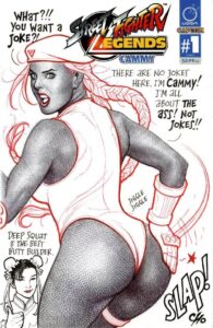 Image of Frank Cho Outrage Variant Cover Street Fighter Cammy