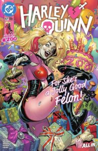 Harley Quinn #57 cover comic book artwork by Sweeney Boo