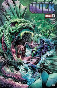 Infernal Hulk #2 cover comic book artwork by Nic Klein