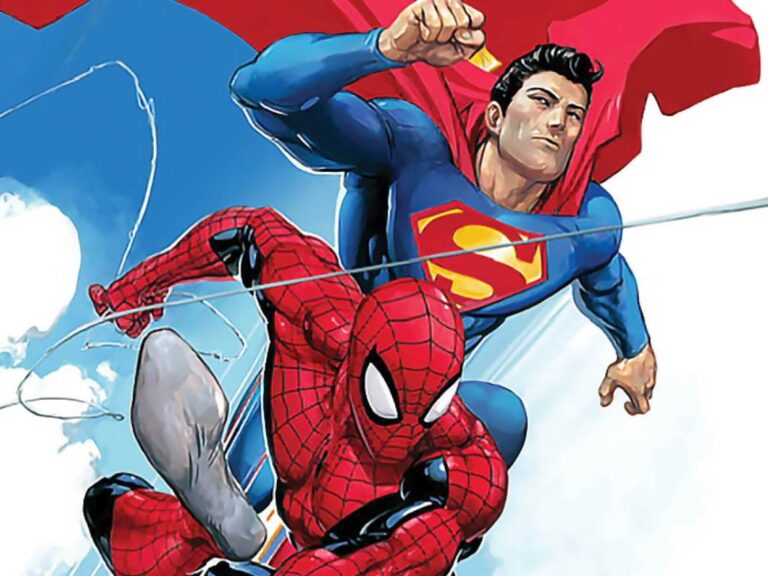 Powerful Superman and Spider-Man Team Up in the Epic DC/Marvel Crossover