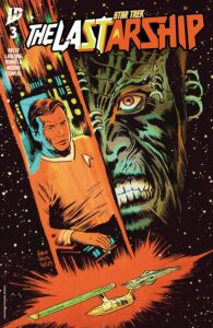Star Trek: The Last Starship #3 cover comic book artwork by F. Francavilla