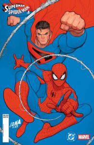 Superman and Spider-Man 2026 DC Marvel crossover comic cover variant by David Nakayama
