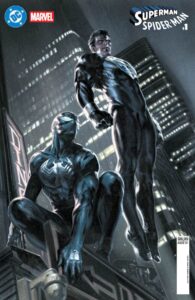 Superman and Spider-Man 2026 DC Marvel crossover comic cover variant by Gabriel Dell’Otto