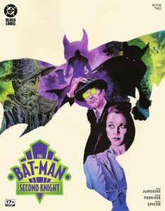 The Bat-Man: Second Knight #2 cover comic book artwork by Mike Perkins