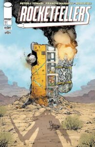 The Rocketfellers #11 cover comic book artwork by Francis Manapul