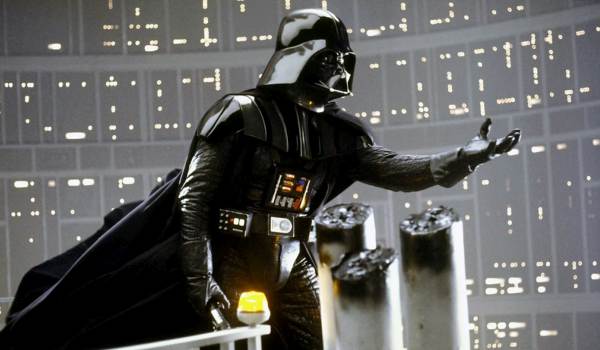 Movie still of David Prowse as Darth Vader  in the sci-fi movie Star Wars: Episode V - The Empire Strikes Back (1980)