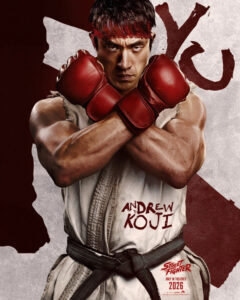 Andrew Koji as Ryu in Street Fighter (2026)