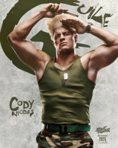 Cody Rhodes as Guile in Street Fighter (2026)