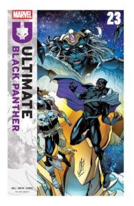 Ultimate Black Panther #23 cover comic book artwork by Stefano Caselli