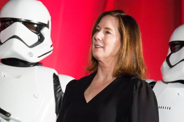 Image of Kathleen Kennedy at the Japan Premiere of Star wars: The Lasdt Jedi (2017)