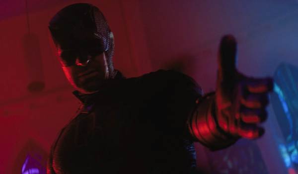 Television still of Charlie Cox as Matt Murdock/Daredevil in the sci-fi show Daredevil: Born Again