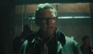 Television still of Matthew Lillard as Mr. Charles in the sci-fi show Daredevil: Born Again