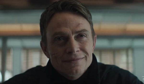 Television still of Wilson Bethel as Benjamin 'Dex' Poindexter in the sci-fi show Daredevil: Born Again