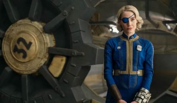 Television still of Annabel O'Hagan as Stephanie Harper in the sci-fi show Fallout episode "The Demon in the Snow"