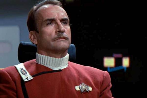 Movie still of James B. Sikking as Captain Lawrence H. Styles in the sci-fi movie Star Trek III: The Search for Spock (1984)
