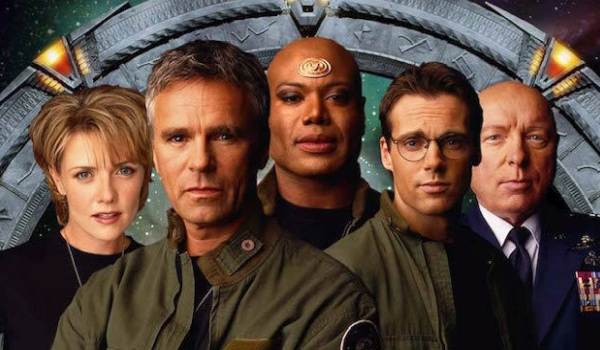 Television still of Richard Dean Anderson as Colonel Jack O'Neill in the sci-fi show Stargate SG-1 episode ''Children of the Gods''