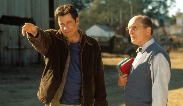 Movie still of John Travolta as George Malley, and Robert Duvall as Doc in the sci-fi movie Phenomenon (1996)